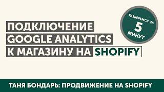 Подключение Google Analytics к Shopify магазину: пошаговый мануал