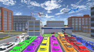 MAKE A LINE WITH RAINBOW CARS – SAKURA SCHOOL SIMULATOR