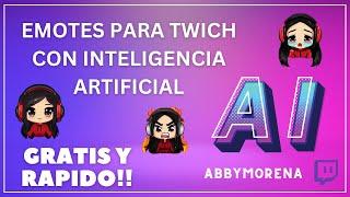 Tutorial para hacer emotes para tu stream con IA , gratis,rápido y sin experiencia!!