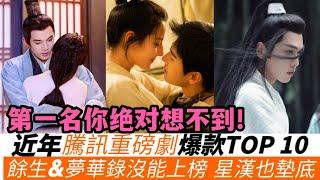 近三年騰訊重磅劇均集網播量Top10！古裝劇全墊底，《星漢燦爛》5370萬只排第九！《雪中悍刀行》6708萬超越《妳是我的榮耀》！第一名意料之外，均集竟高達1億播放！