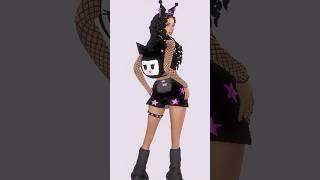 kuromi in the sims 4 | sims 4 cas full vid on my channel #sims4cas #shorts  #thesims4