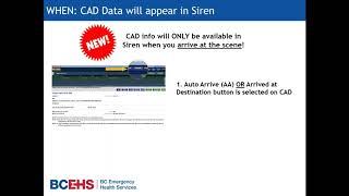 ParaCare Siren Update CAD Info