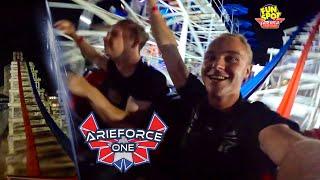 Wir fahren den WELTKLASSE RMC im DUNKLEN! | ArieForce One Reaction | Fun Spot America Atlanta 