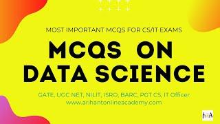 Data Science MCQs (Basic Concepts) | Learn Artificial Intelligence & Machine Learning Techniques