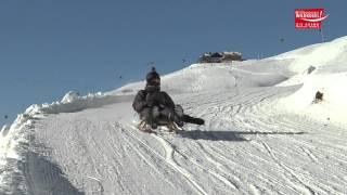 Die längste beleuchtete Rodelbahn der Welt in der Wildkogel-Arena Neukirchen & Bramberg