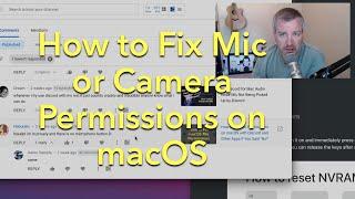 How to Fix Mic or Camera Permissions on macOS or Discord