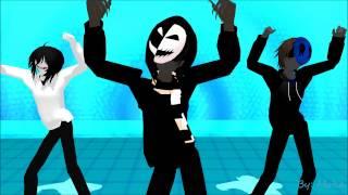 MMD Gentleman Kagekao, Jeff the killer and Eyeless Jack