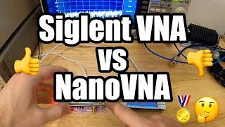 NanoVNA vs Siglent SVA1032X: Comparing VNAs
