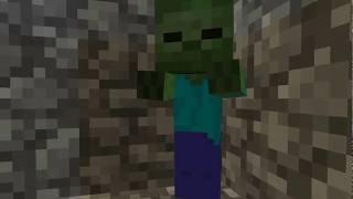 Minecraft baby zombie saying BRUH