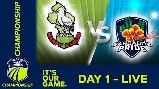 LIVE Guyana v Barbados - Day 1 | West Indies Championship 2024 | Wednesday 13th March