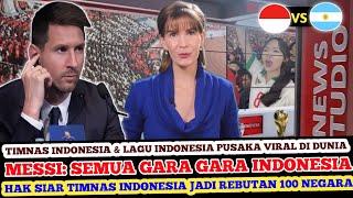 GEGERKAN ARGENTINA! LAGU INDONESIA PUSAKA DIPUTAR DI PIALA DUNIA!!? PERNYATAAN GILA MESSI DI TIMNAS