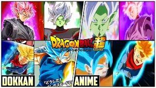 Dragon Ball Super Future Trunks Saga DOKKAN VS ANIME Comparison