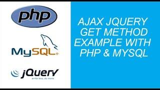 jQuery AJAX example with php and MySQL