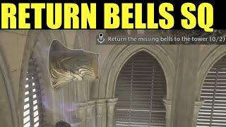 How to "Return the Missing bells to the tower" (alls well that ends bell side quest) Hogwarts Legacy