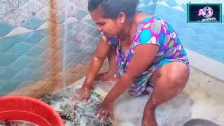 cleaning vlog2022  || washing routine || daily work ||  desi aunty cleaning | Aj shorts&vlogs