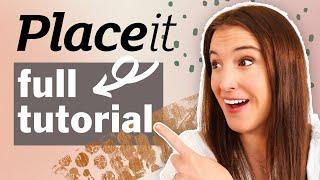 COMPLETE PLACEIT TUTORIAL 2024 (How to Create Digital Products and Graphic Designs on PlaceIt)