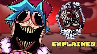 Cartoon Cat 2 0 Mod Explained in fnf (Trevor Henderson )