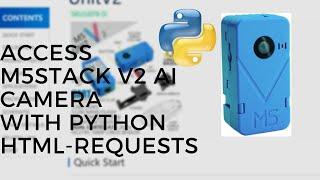 Access m5Stack unitv2 AI Camera with Python HTML-Requests | #149 (Halloween AI #1)