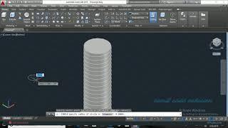 AutoCAD 3D Bolt Design Tutorial --Tamil