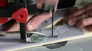 making a hanger with a scroll saw Einhell TC-SS 405 (  Einhell TC-SS 405)