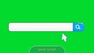 Search bar - Barra de buscador Green Screen Animation