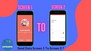 How To Send Data Screen1 To Screen 2 In Kodular ? KR  Developer #kartikparmar #krdeveloper