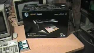 HP DeskJet unboxing & screen print