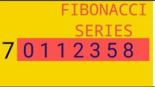 Fibonacci series in c using while loop || Fibonacci series in c using recursion || Fibonacci series
