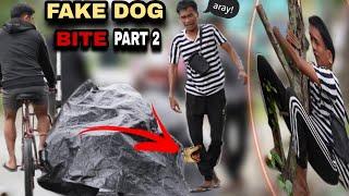 FAKE DOG BITE PART 2 "PUBLIC PRANK" | Umakyat sa Puno