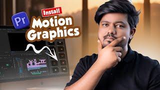 How to install & use  MOGRT files in premiere pro | Install motion graphics