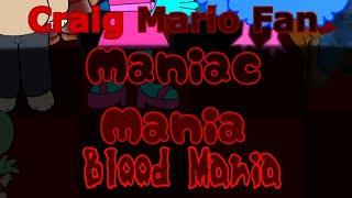 Craig Mario Fan: Maniac Mania: Blood Mania Poster (Read The Description)