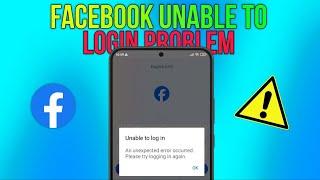 Facebook Unable to Login Problem 2024! || Tech Wash