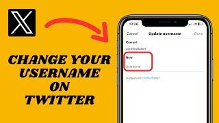 How To Change Your Twitter Username | change account name on X