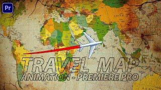 Travel Map Animation Premiere Pro