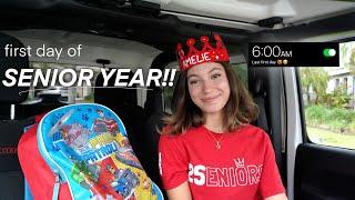 first day of school *SENIOR YEAR* Grwm + Vlog