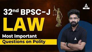 Most Important Questions On Polity by 32nd Bihar Judiciary | Law Classes For Bihar Judiciary