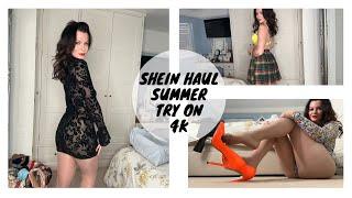 4K | Shein Haul | Try On | Shoe Play | Dresses | Heels | Lingerie