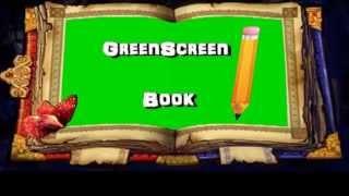 Book Green Screen Animation stock footage HD