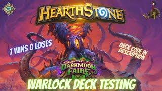 Hearthstone Madness at the Darkmoon Faire Deck Testing