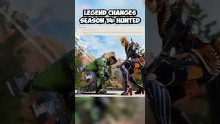 ALL LEGEND BUFFS & NERFS in Season 14: Hunted