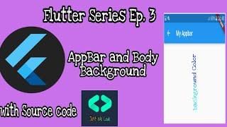 How to change Flutter App Bar Color And Background Color || flutter EP 3 || Just We Code