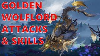Golden Wolflord Attacks and Skills New World Boss Genshin Impact