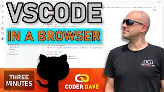 VSCode in the Browser with GitHub Free Web-based Code Editor: it is AWESOME!