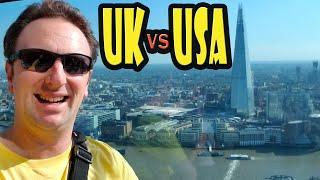United Kingdom vs USA - 20 Differences