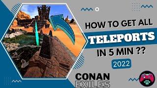 Fastest Way To Get All Obelisks On Exile Land - Conan Exiles Tutorial| How To Auto Tp From Map Room!