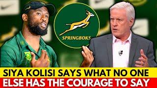 SIYA KOLISI BREAKS THE SILENCE AND SAYS WHAT EVERYONE SHOULD HEAR | SPRINGBOKS NEWS