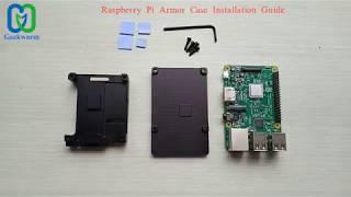 How to install Raspberry Pi 3B+ 3B Passive cooling/Shell Heat Dissipation Armor Case