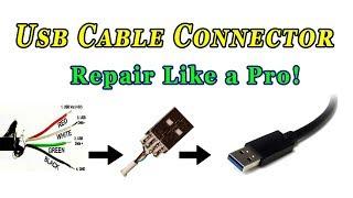 How To Repair Usb Cable Connector (100% Fix ) | Repair Usb Cable