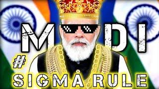 PM Narendra Modi || Sigma rule BG  song status  #narendramodi #Sigmamale #PM Modi Sigma Rule