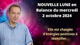 Nouvelle lune du mercredi 02 octobre 2024